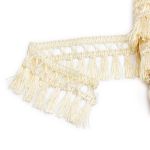 Бахрома отделочная 50.0 мм / 25 метров, кисти, а503 молочный