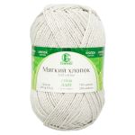 Пряжа Камтекс Мягкий хлопок / уп.10 мот. по 100 г, 220 м, 007 лен