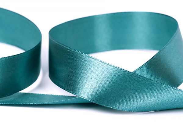 Лента атласная 1-сторонняя 25.0 мм / 33±2 метра, 092 т-зеленый, Gamma