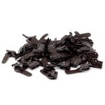 Крючок шубный Amii 50 мм, RAL 8019, 50 шт, т.коричневый