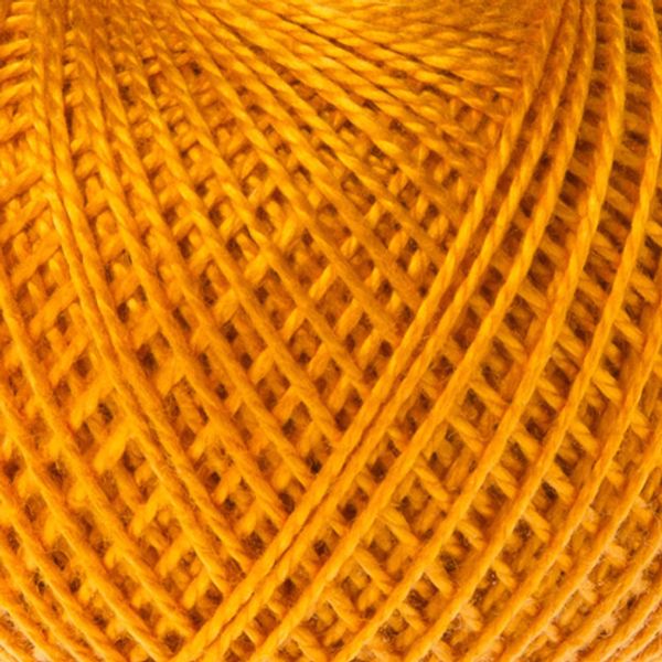 Пряжа ПНК им.Кирова Ирис / уп.20 мот. по 25 г, 150м, 0512 желто-оранжевый