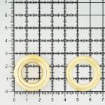 Люверсы металл ⌀17.0 мм (внутр.), h5 мм (внутр.), №31, металл, New Star, золото, уп.≈1000 шт