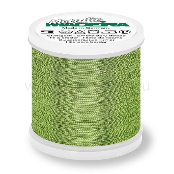 Нитки вышивальные металлизированные Madeira Metallic №40, 200 м, цв. 352, 9842, 5 катушек