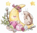 Набор для вышивания нитками Сделай своими руками, Весенние мечты, 14х13 см