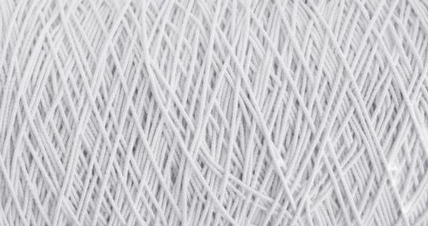 Нитки спандекс ⌀0.7 мм (№37), 200г/бобина, латекс, белый