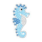 Термомозаика, №08 Морской конек, Hobbius TLS-01