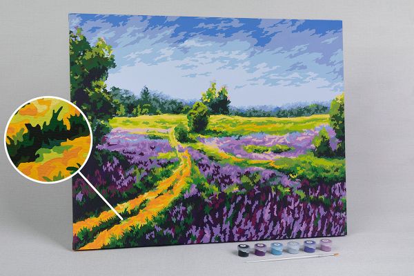 Картина по номерам Фрея PNB/PL-151, Цветущее поле, 50х40 см