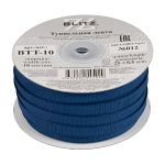 Лента тоннельная (чехол для косточек) 10.0 мм / 25 метров, №012 т.синий, Blitz BTT-10