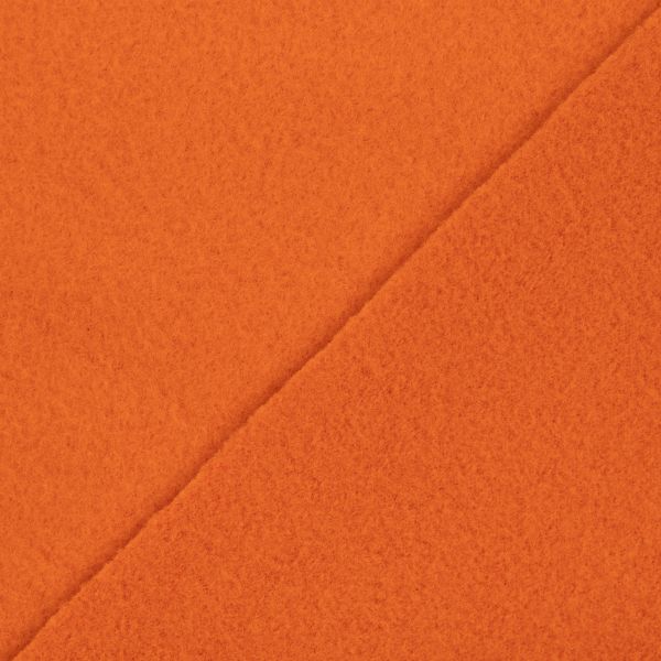 Флис 2-сторонний 160 см / 10 метров, оранжевый/orange, Gamma FG-005