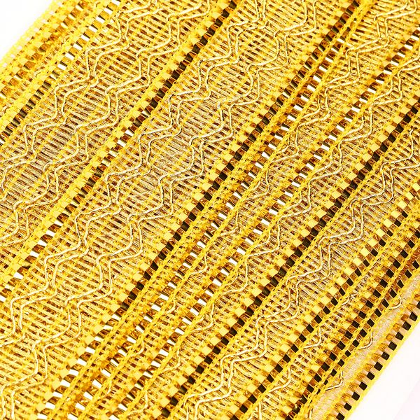 Тесьма отделочная 30 мм / 13.71 метров, TBY 911 цв.золото