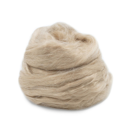 Шерсть для валяния Троицкая вискоза 100%, 50 гр. цв.03 св.бежевый