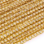 Тесьма отделочная 5 мм, 919 цв.золото уп.45.7м