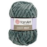 Пряжа YarnArt (ЯрнАрт) Dolce Maxi / уп.2 мот. по 200 г, 70м, 760 серый