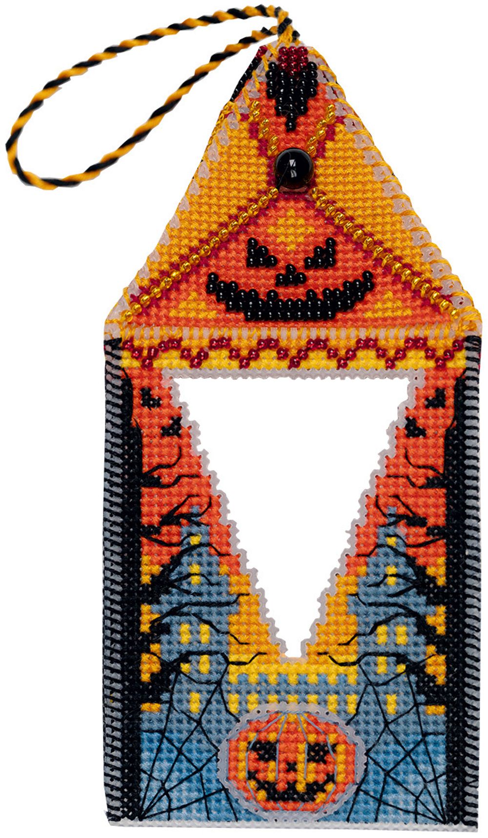 Набор для вышивания нитками Panna IG-7488, Мистический фонарь, 7х15.5 см