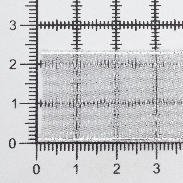 Лента металлизированная 25.0 мм / 32.9±2 метров, 0080-2500 (серебро)