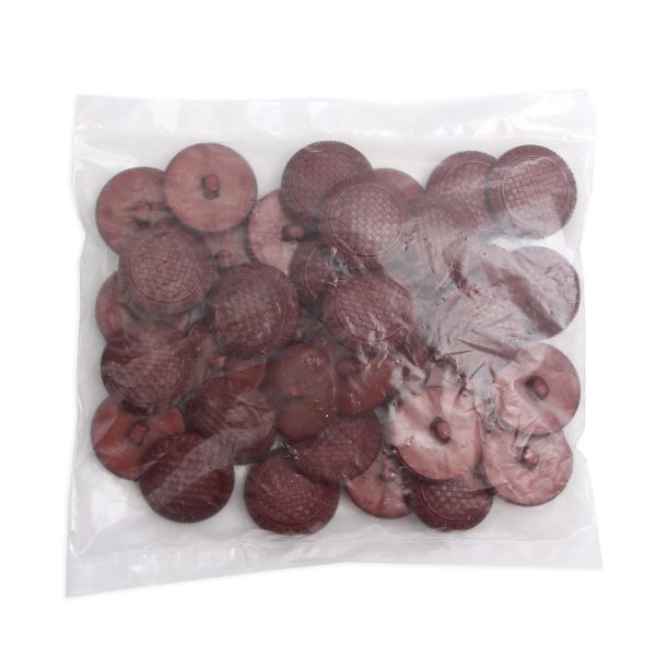 Пуговицы на ножке 28 мм (19-1528 т.бордовый), 36 шт