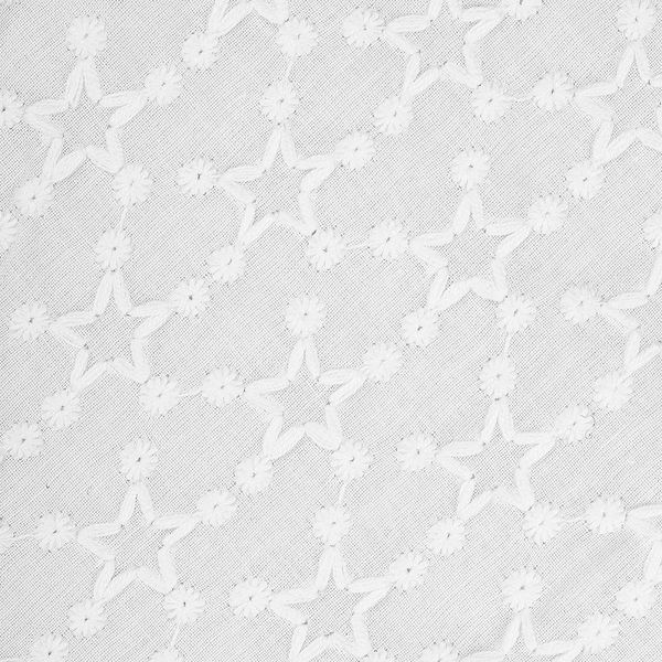 Ткань шитьё (прошва) 100 г/м², 150 см / 2 метра, TBY.Emb.8228.1.2, цв.01 белый