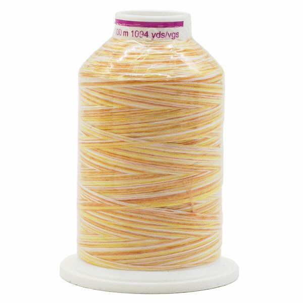 Нитка текстурированная Gutermann Bulky-Lock 80 multicolor, 1000 м, 9914, 1 катушка