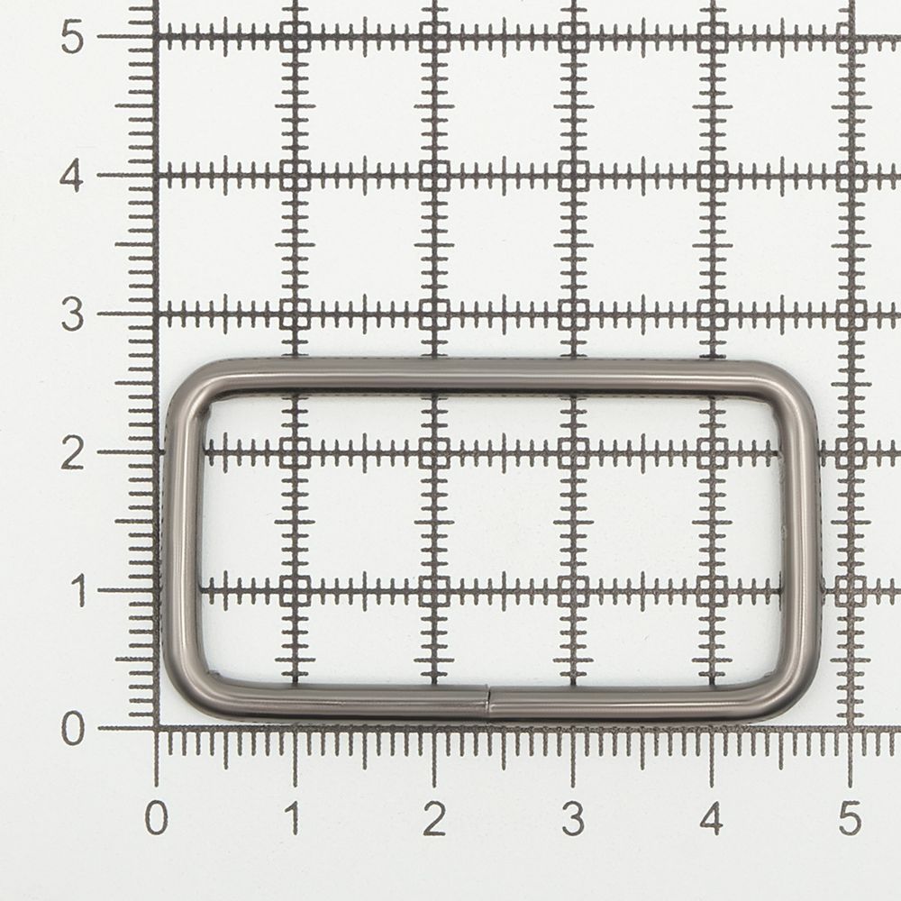 Рамка прямоугольная металл 40х3 мм, чер.никель, 100 шт