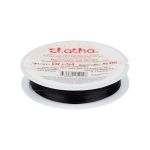 Проволока для бисера ⌀0.4 мм, 10х10 м, №06 черный, Zlatka DG-S4