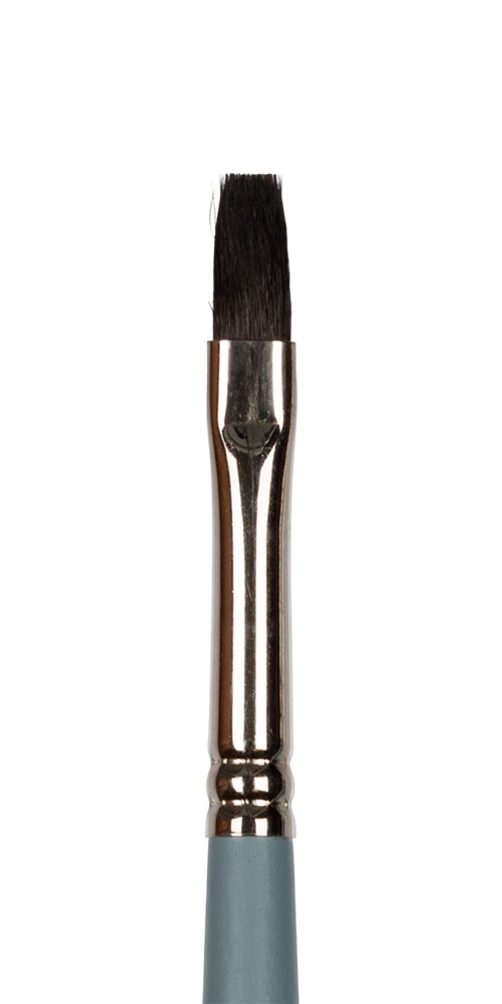 Кисть белка плоская №08, 10 шт, длинная ручка, Vista-Artista 10132-08