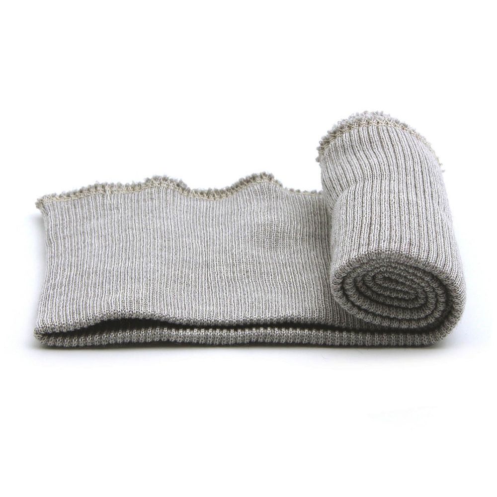 Подвяз (довяз) трикотажный 10.0х40.5 см, 1 шт, тонкий, 890 серебро