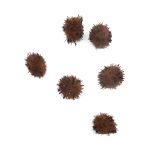 Помпоны для творчества с люрексом, 13 мм, 25 шт в упак, Astra&Craft 23 кофейный, 5 упак