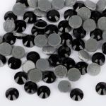 Стразы клеевые стекло 3.2 мм, 360 шт, SS12 №03 черный (Jet), Zlatka ZRTG-1272