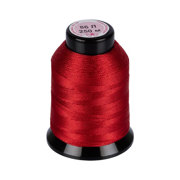Нитки лавсан 86Л 100% полиэфир 250 м, 5 шт, 132 красный, Гамма