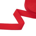 Стропа (ременная лента) 40 мм / 25 метров, толщ. 1.44 мм, [14.4 г/пог.м], 100% п/п, рис. 3114, красный, Gamma С1594Г17