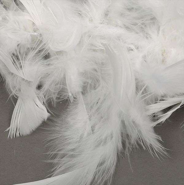 Боа из перьев 2 метра, 50±3 г, белый