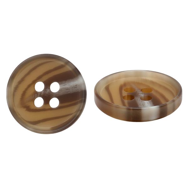 Пуговицы 4 прокола 28L=18 мм, col. C коричневый, 72 шт, CN2833