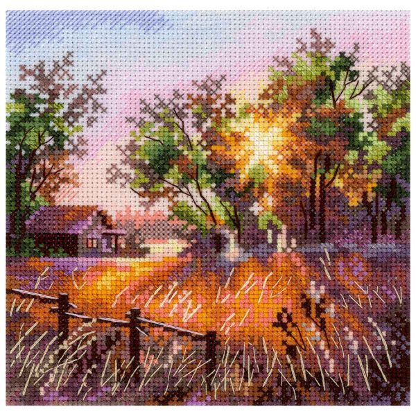 Набор для вышивания нитками МП Студия НВ-1019, Гармония природы 14х14см