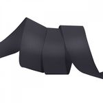 Лента репсовая (в рубчик) 25.0 мм цв. 077 т.серый уп.22.86м (±1м)