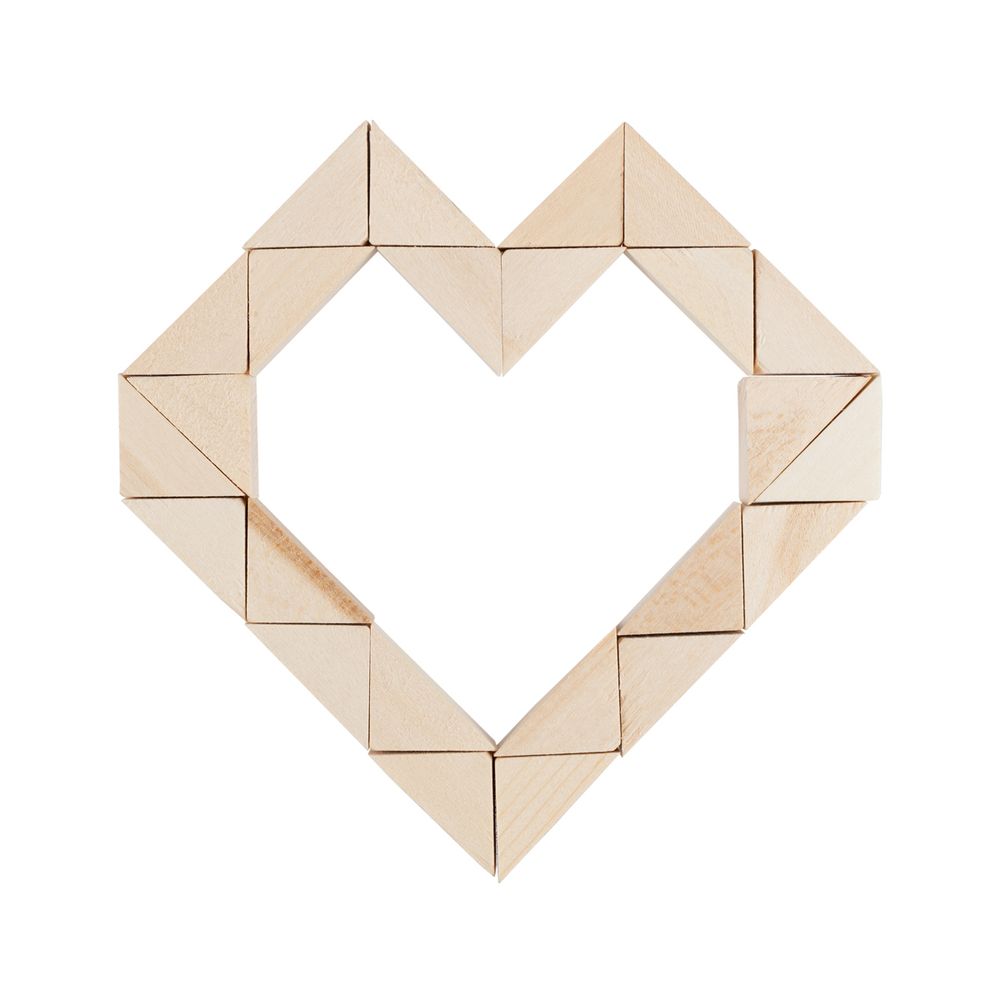 Заготовка деревянная Набор декоративных заготовок Треугольник, липа, 40 шт, 1.8-2.4 см, П-01 Mr.Carving