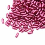 Бусины пластик (жемчуг) 3х6 мм, 15 г, Astra&Craft (бордово-фиолетовый), 4AR293/294