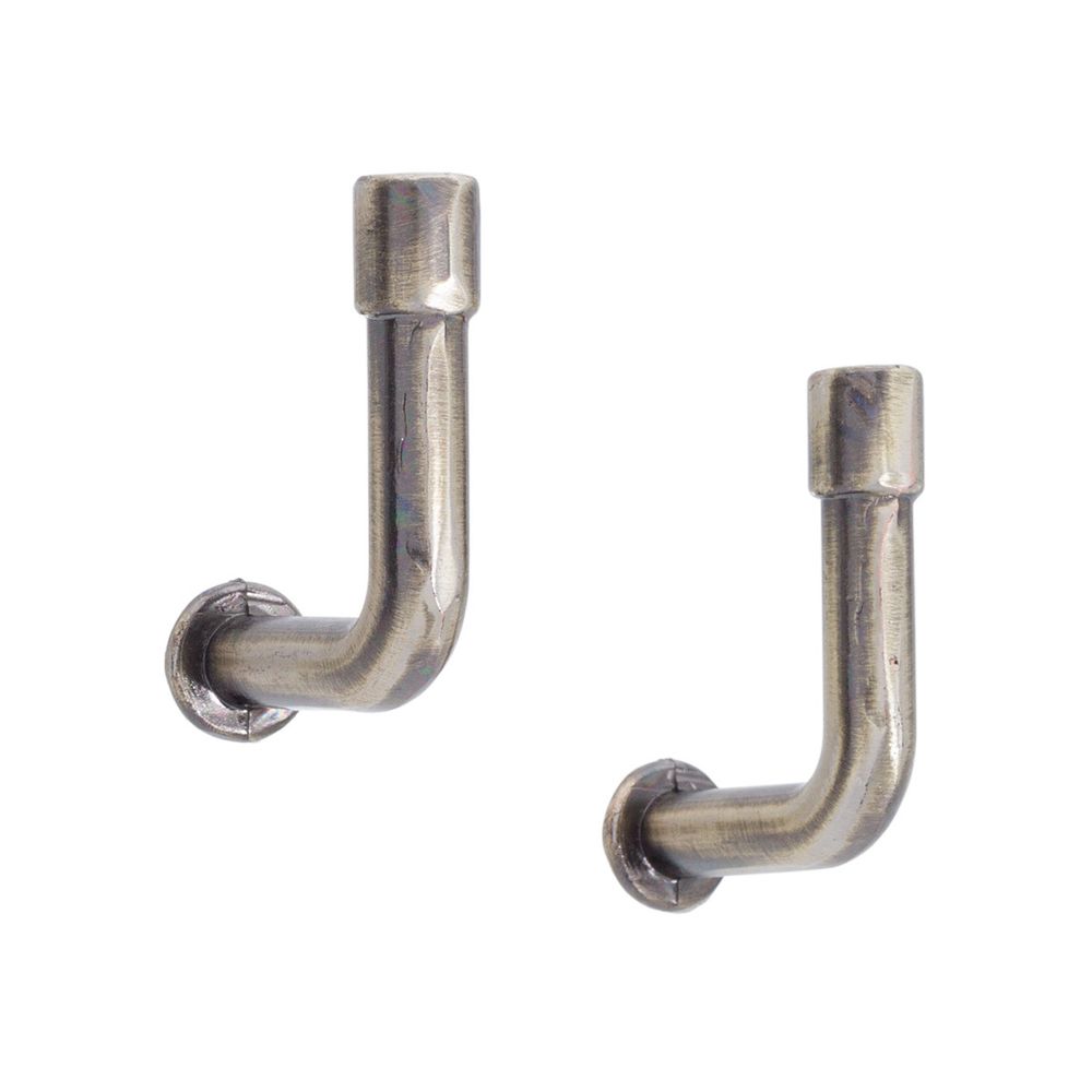 Крючок-держатель для подхватов 40 мм, металл, 1 бронза, X455