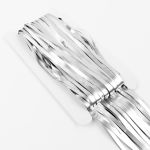 Занавес праздничный Дождик 100х200 см, 02-серебряный, матовый, Boomzee GBZ-07