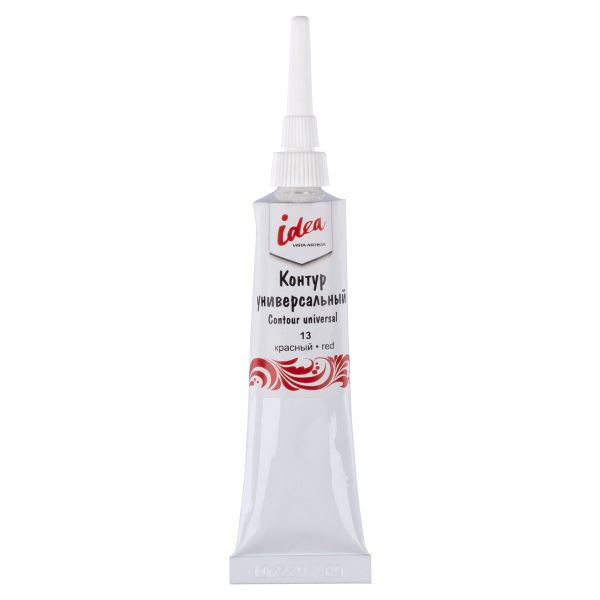 Контур универсальный 18 мл, 13 красный, Vista-Artista VARU-18