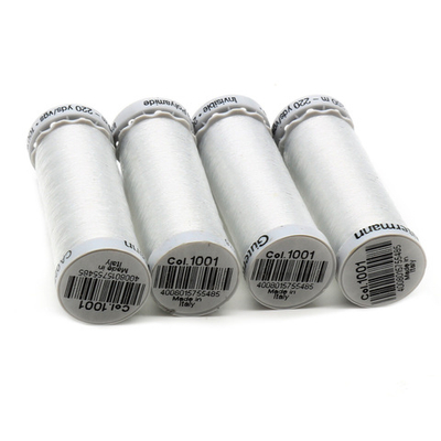 Особо тонкая мононить Gutermann Sulky Invisible, 200м, 1001 прозрачный, 5 кат