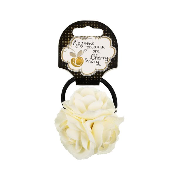 Резинка для волос V/R6018, 5 шт, №01 белый, Cherry Mary V/R6018