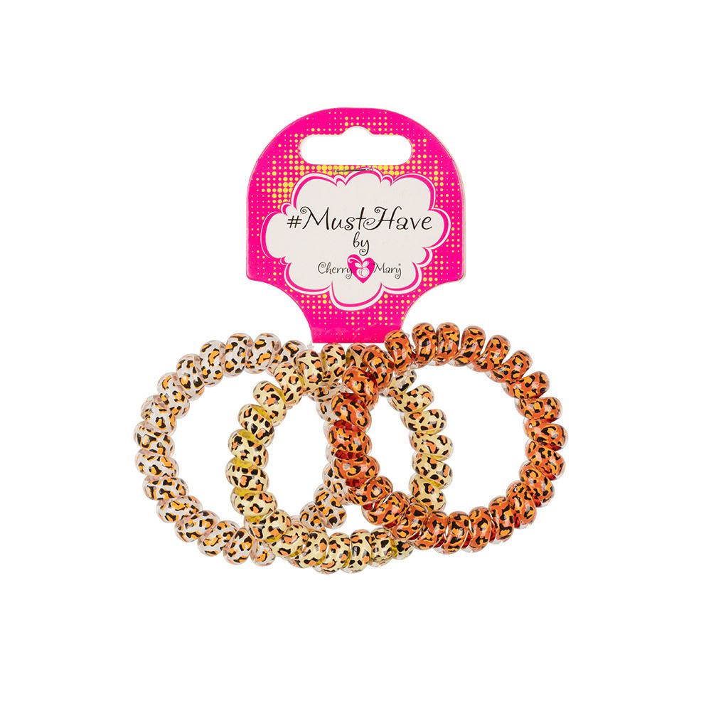 Набор резинок для волос 15 шт (5х3 шт), №07, Cherry Mary T/R6105