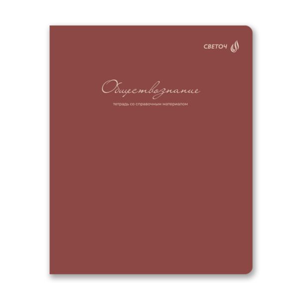 Комплект тетрадей со справочными материалами Лёгким почерком, софт-тач ламинация, A5 48 л. 12 шт на скобе 65 г/м², белизна 100% 1 шт, клетка/линия, 01886 12 предметов, Светоч Т297