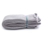 Манжеты трикотажные рукава 7.0 см / 3 метра, плотные, 890 серебро