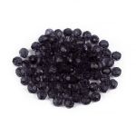 Бусины акрил ⌀8 мм, 25 г (98±2 шт), 198 черный, Zlatka ABR