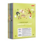 Комплект тетрадей со справоч.материал. Полёт идей, 10 шт, в комплекте, A5+ 48 л., 10 шт, на скобе 60 г/м², белизна 90 %, клетка/линия, 000582 10 предметов, Светоч 48КТПСКп5_0_2