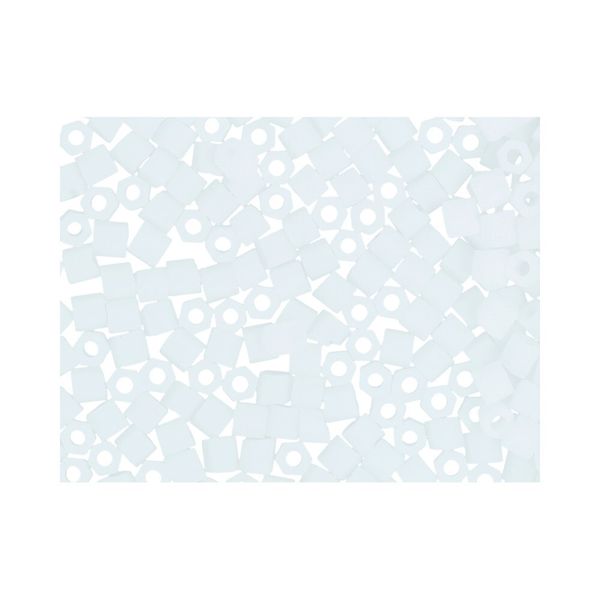 Бисер Toho 11/0 Hexagon 3 (2.2 мм), 500 г, 0041F белый матовый