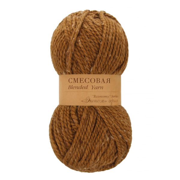 Пряжа Пехорская ПТ Смесовая 70% акрил, 30% шерсть, 5 шт, х200 г 200 м, №165 т.бежевый, Пехорка Смесовая