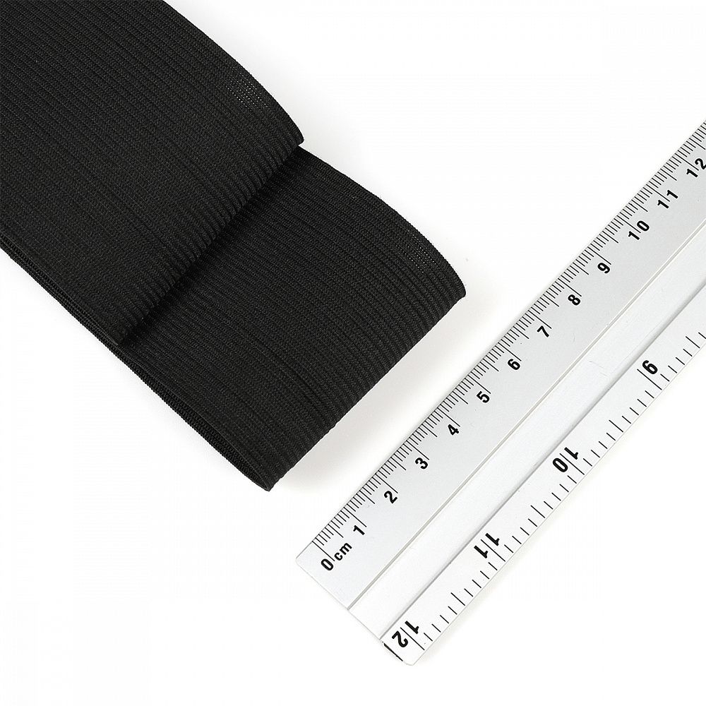 Резинка вязаная 60.0 мм / 40 метров, стандартная 3.9 г/п.м., черный