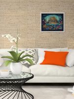 Набор для вышивания нитками Panna F-7520, Морское царство, 42.5х33 см